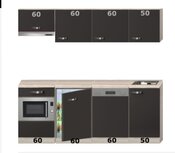 Keukenblok 230cm incl de apparatuur RAI-8888