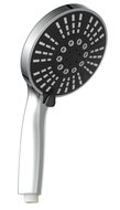 TOSCANA II handdouche, 5 functies, chroom antikalk nozzles 5 selecteerbare jets douchekop: Ø ca. 12,5 cm inclusief waterbesparende pakking - tot wel 50% minder water verbruik ½" (Ø